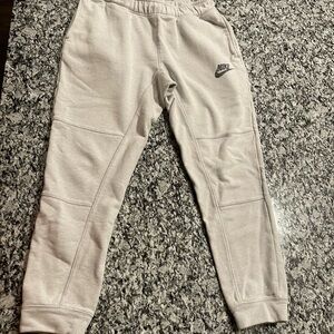 Nike white jogger sweatpants